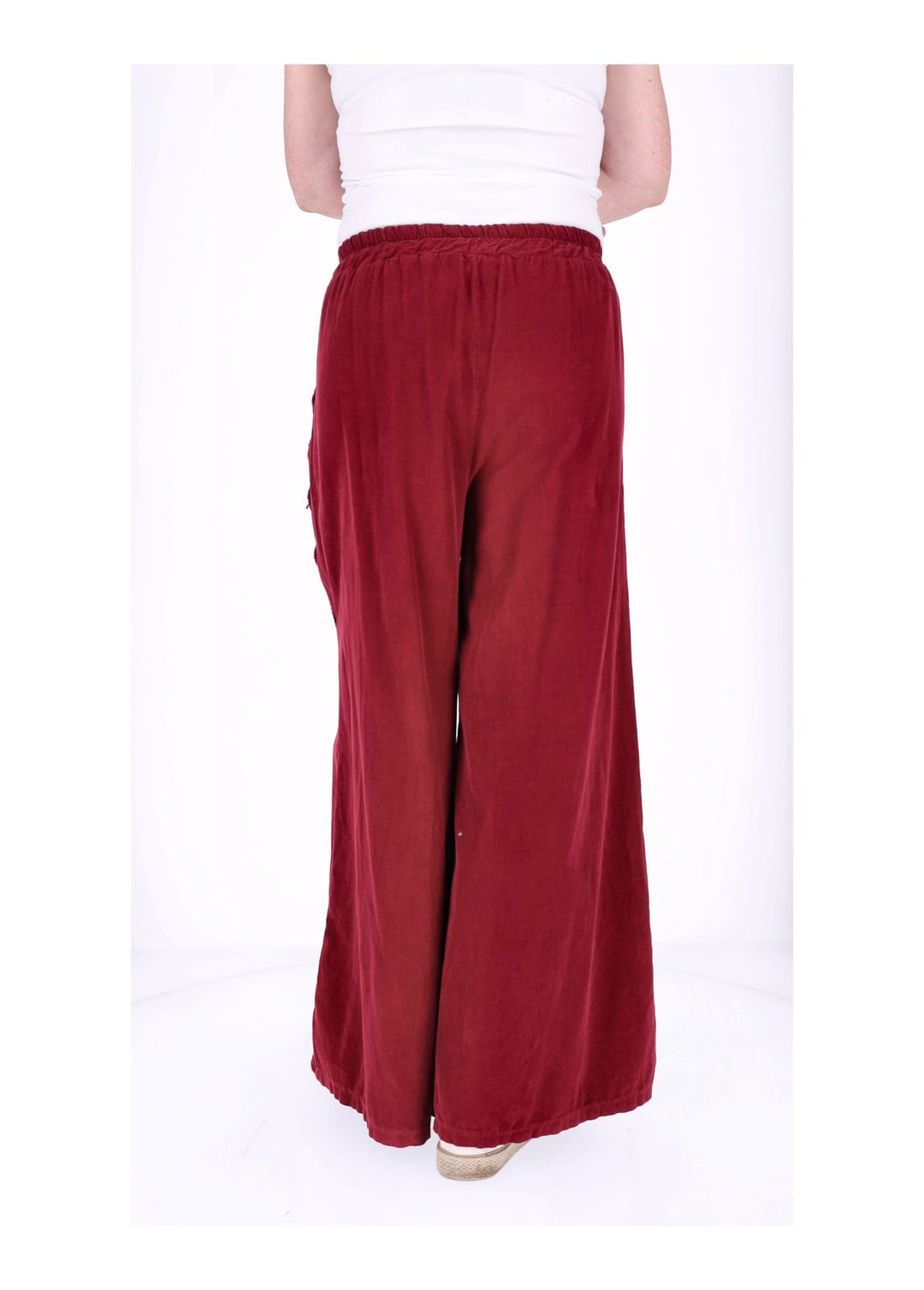 Hose Damen weites Bein Babycord
