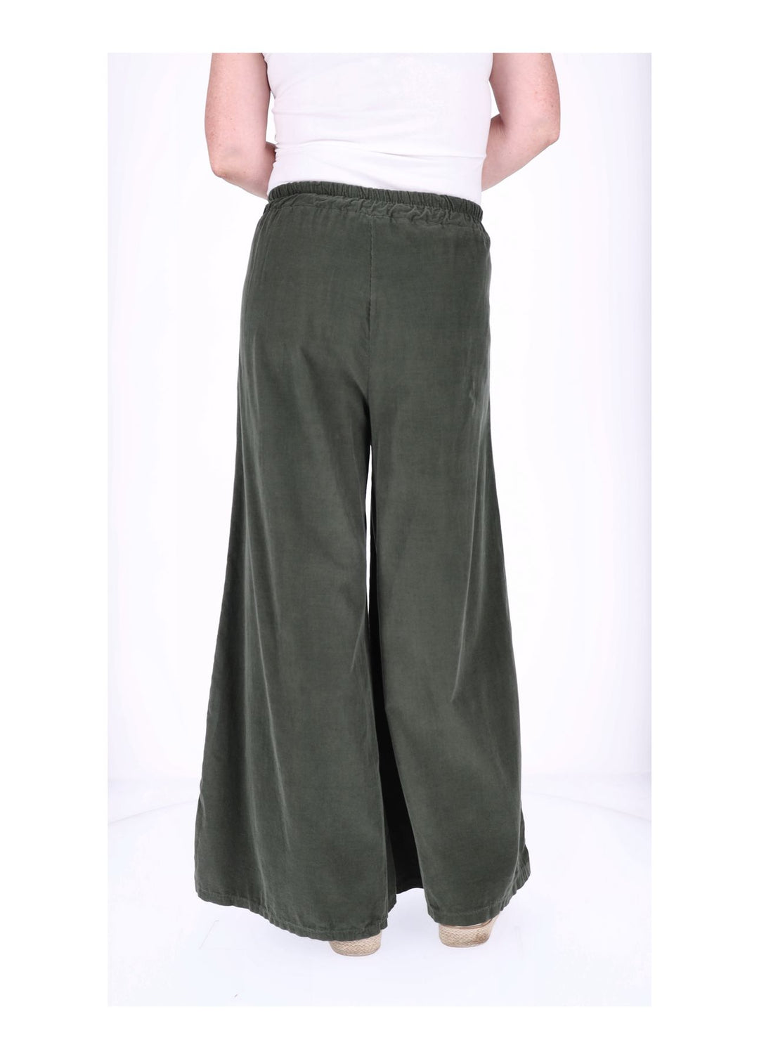 Hose Damen weites Bein Babycord