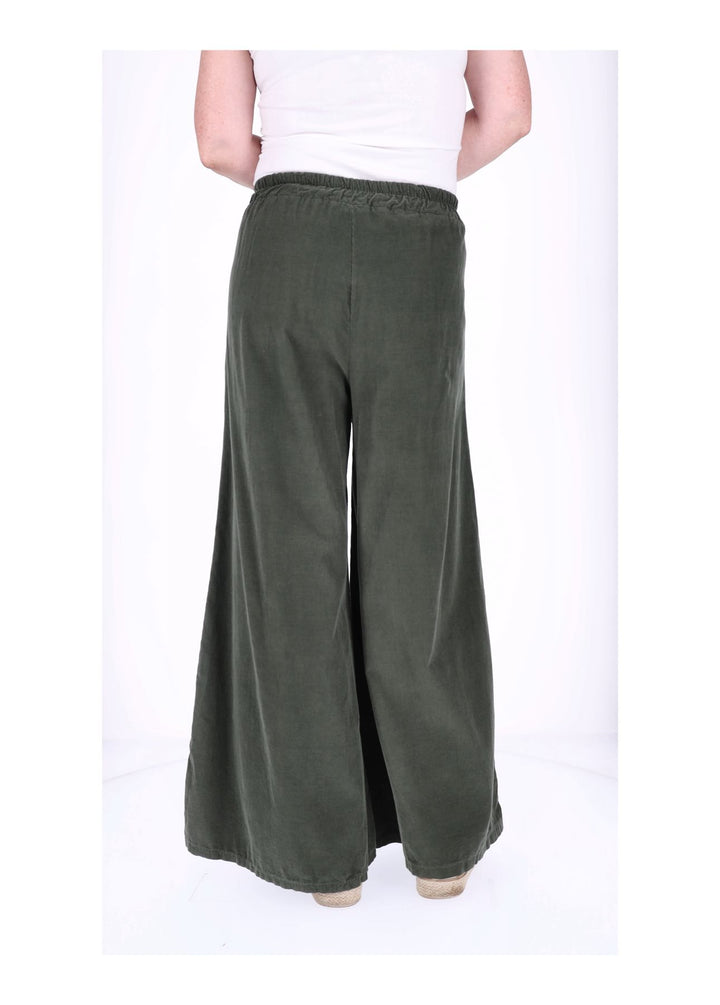 Hose Damen weites Bein Babycord