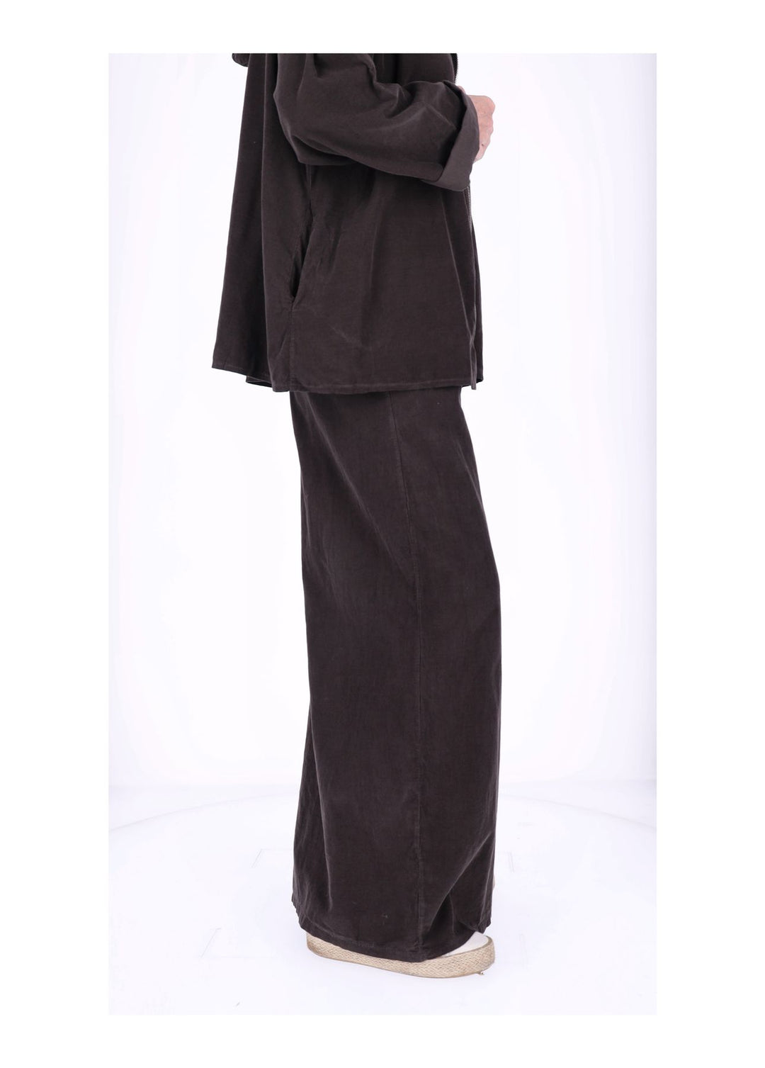 Hose Damen weites Bein Babycord