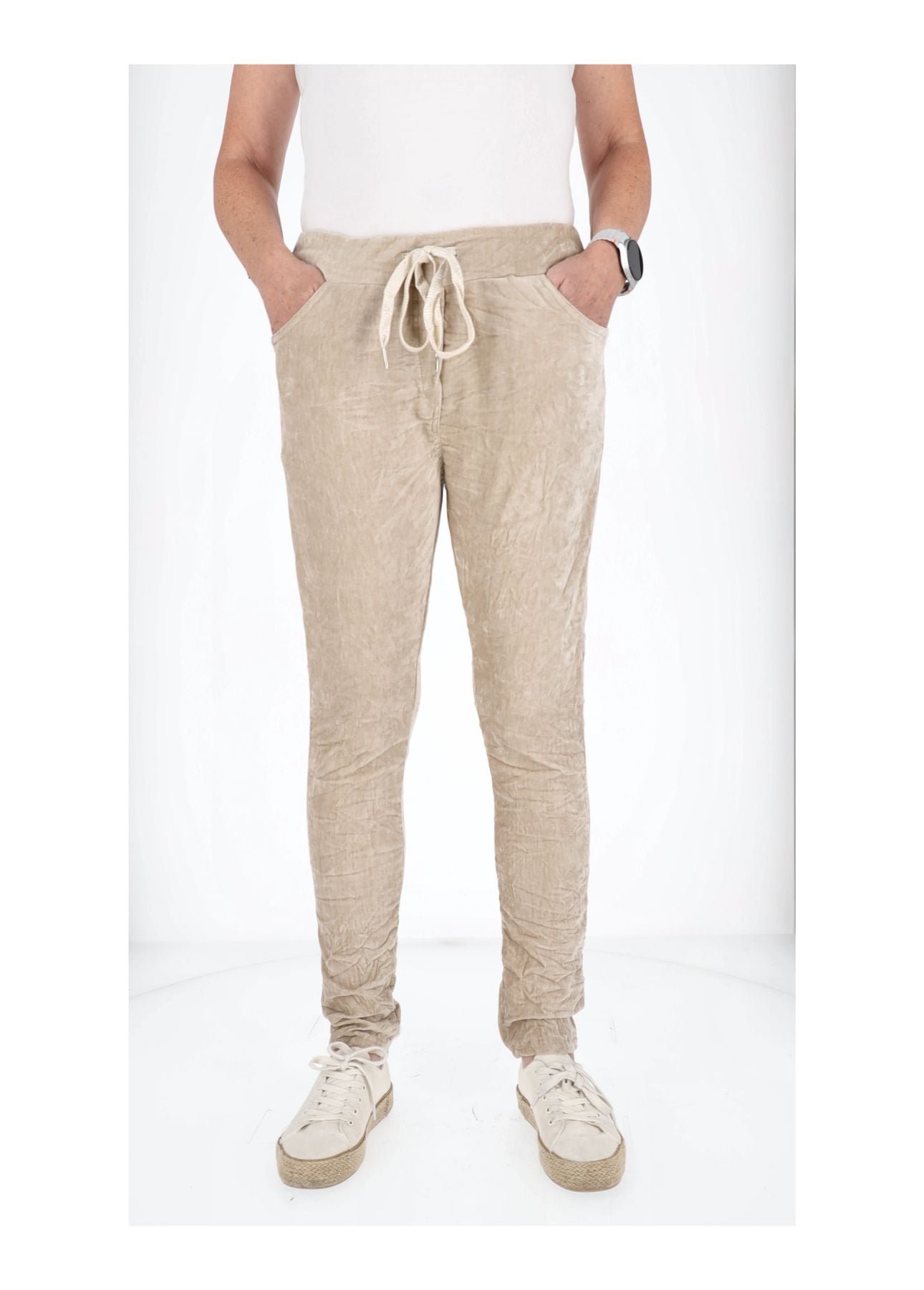 Schlupfhose Damen Samt