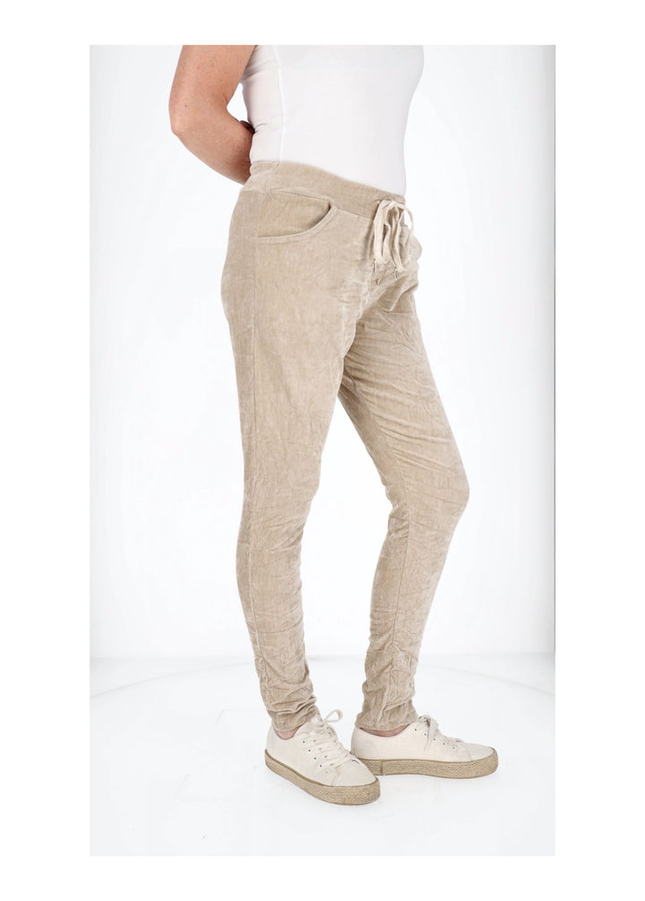 Schlupfhose Damen Samt