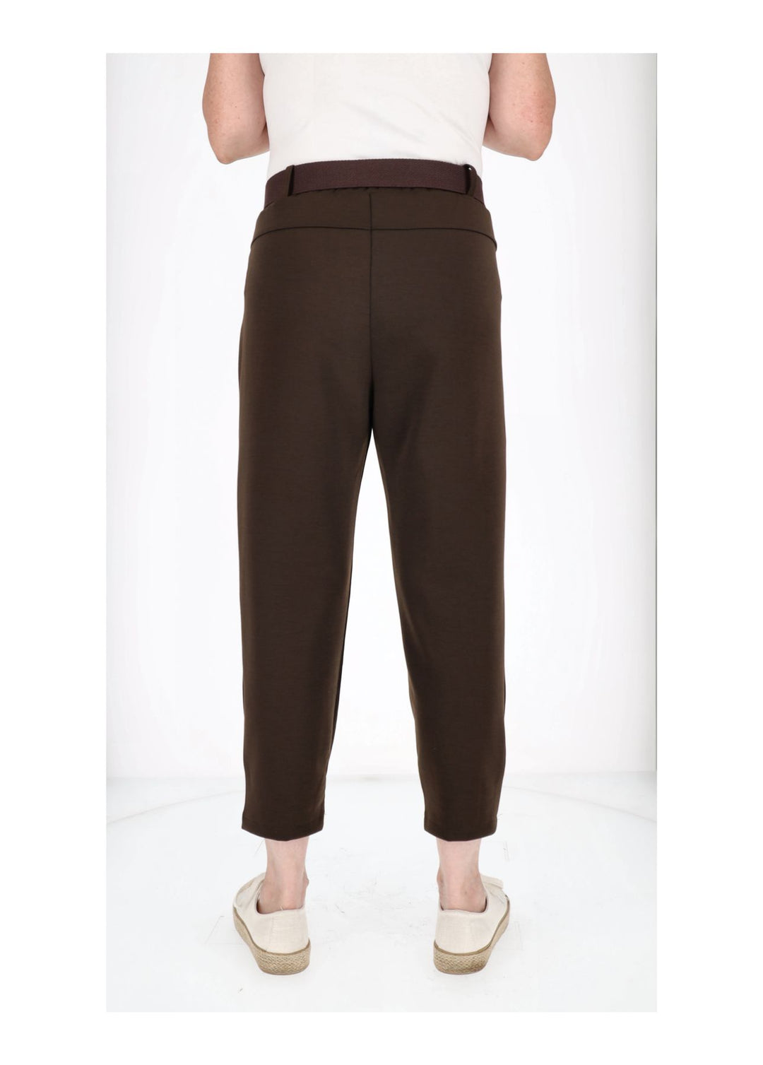 Hose Damen Sweatqualität Knöpfe