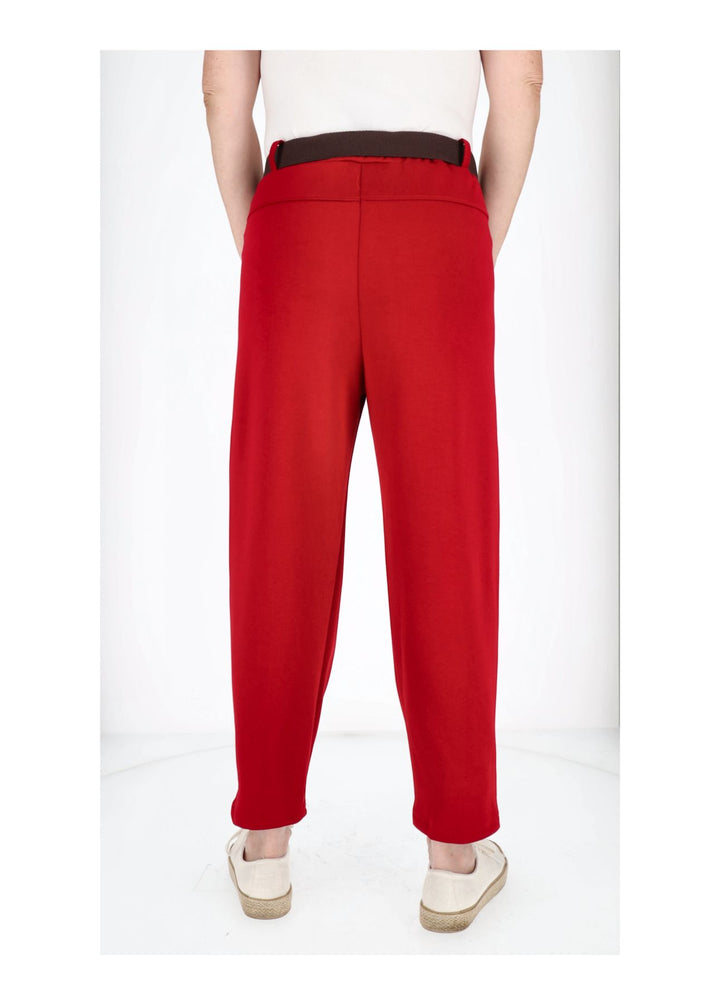 Hose Damen Sweatqualität Knöpfe