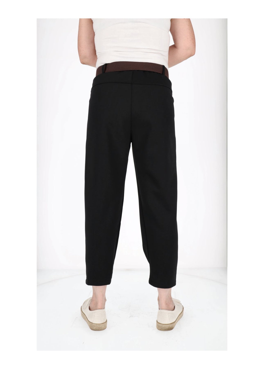 Hose Damen Sweatqualität Knöpfe