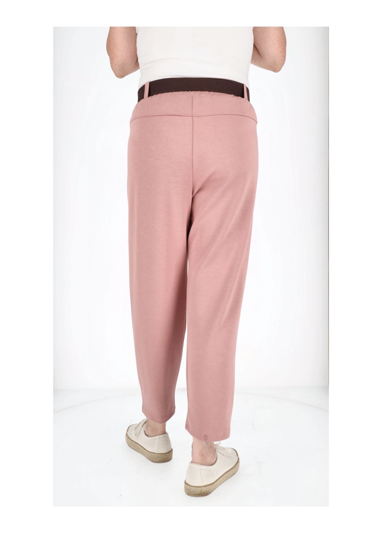 Hose Damen Sweatqualität Knöpfe