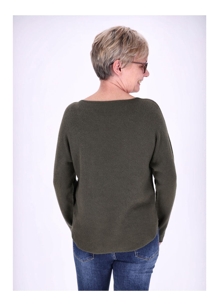 Damen Strickpullover Runhals