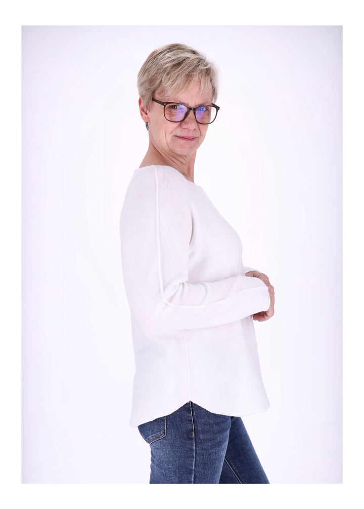 Damen Strickpullover Rundhals