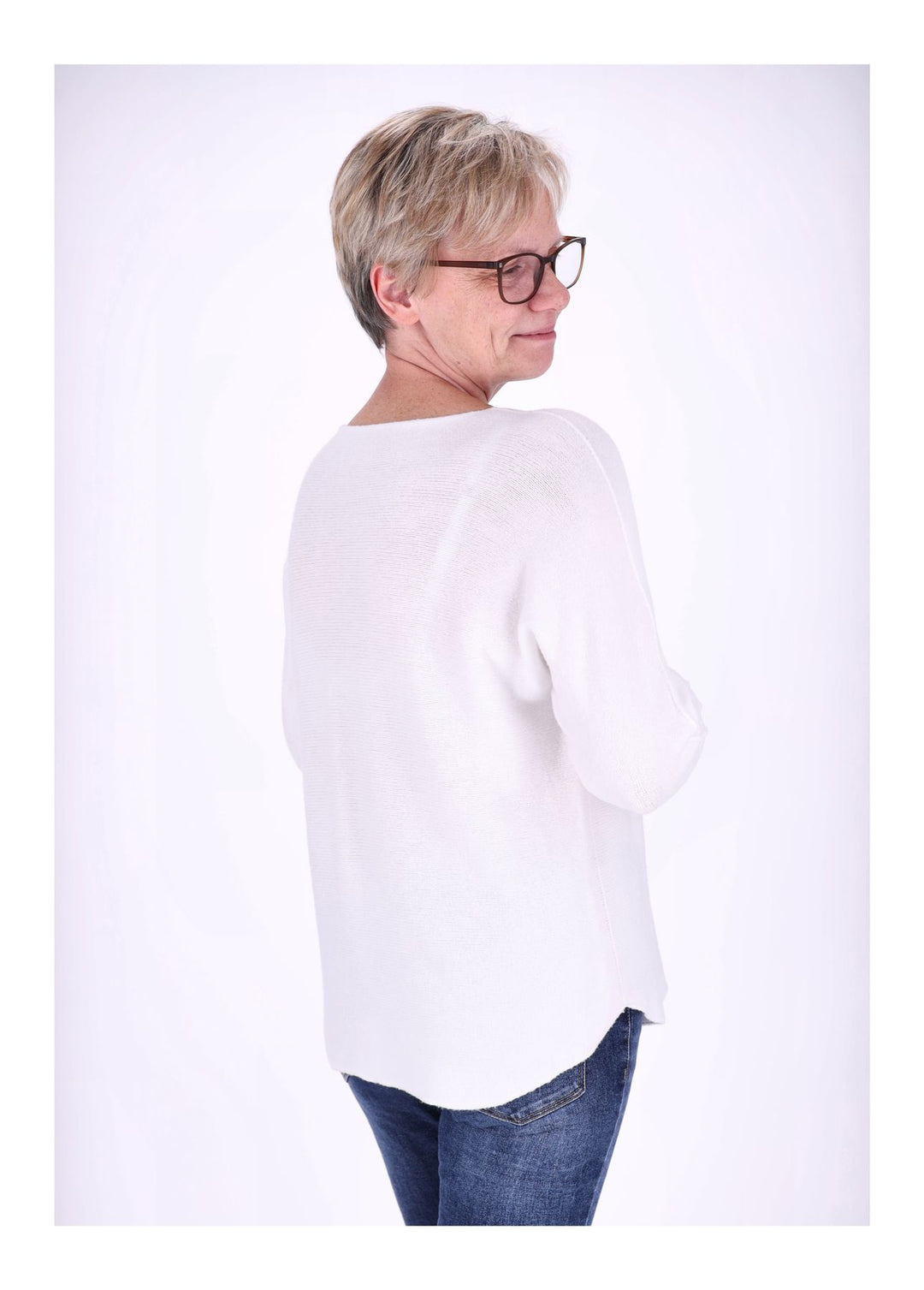 Damen Strickpullover Rundhals