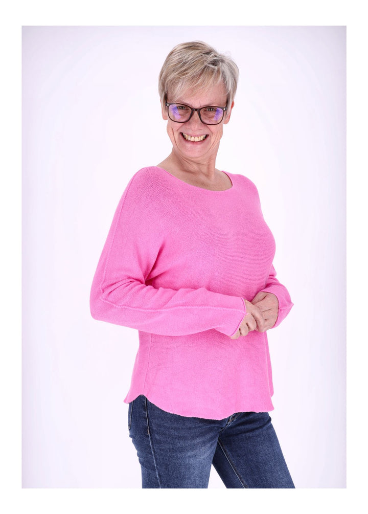 Splash of Color Strickpullover Rundhals Damen