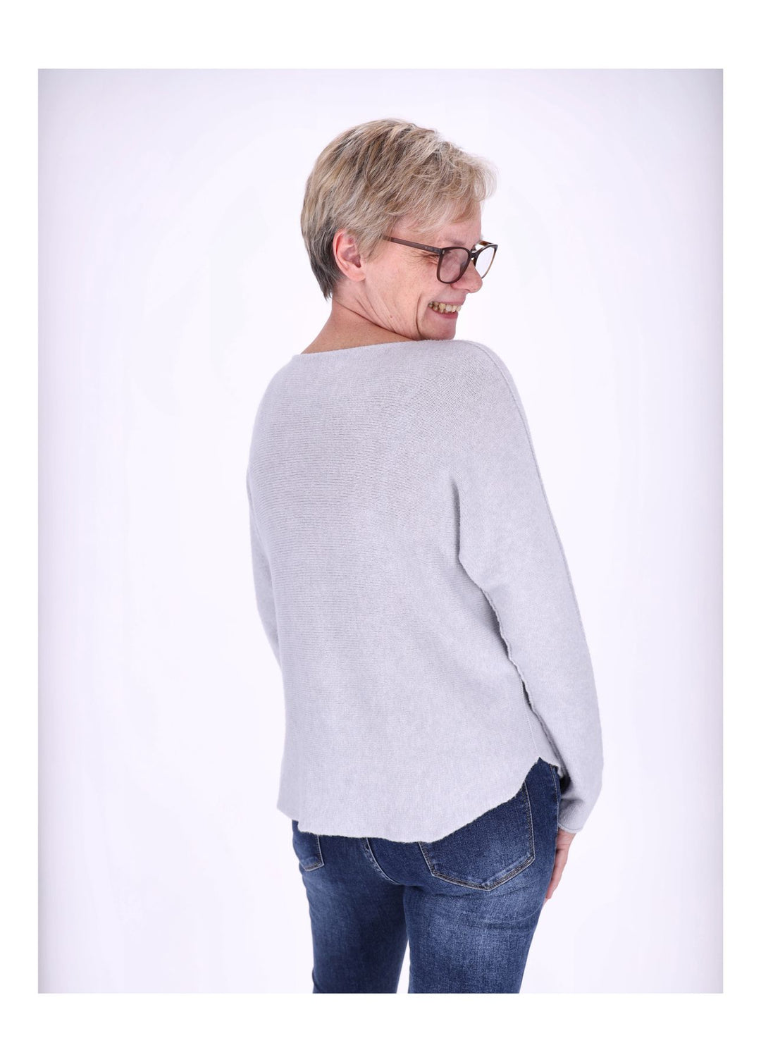 Splash of Color Strickpullover Rundhals Damen