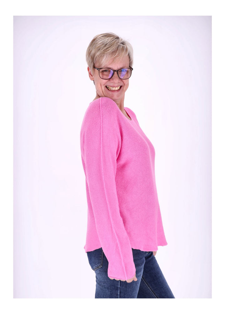 Damen Strickpullover Rundhals