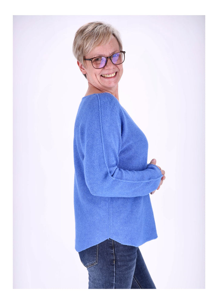 Damen Strickpullover V-Ausschnitt