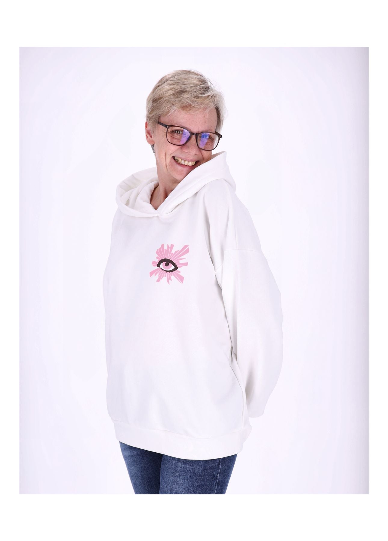 Hoodie Damen Rückenprint