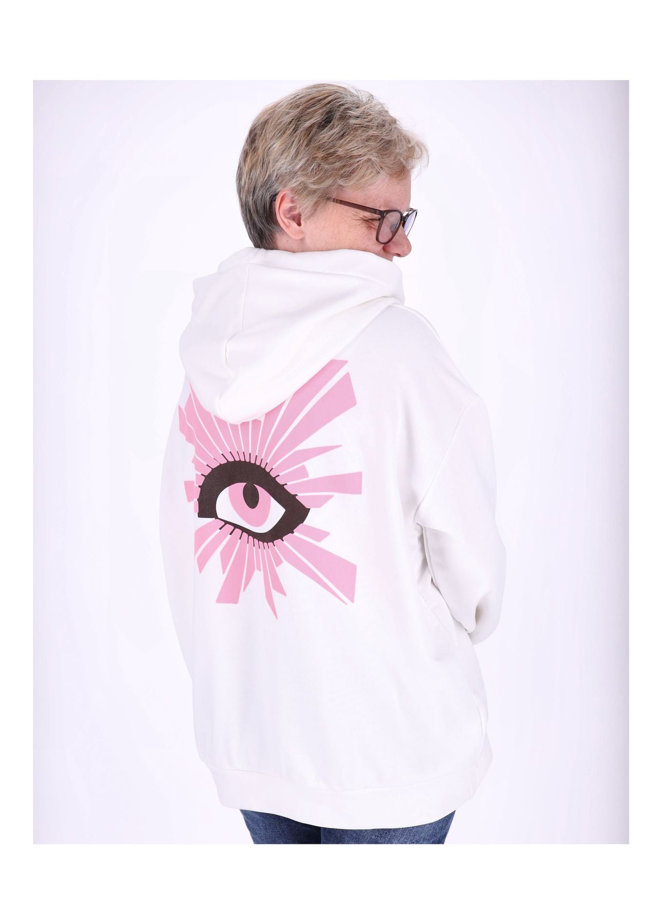 Hoodie Damen Rückenprint
