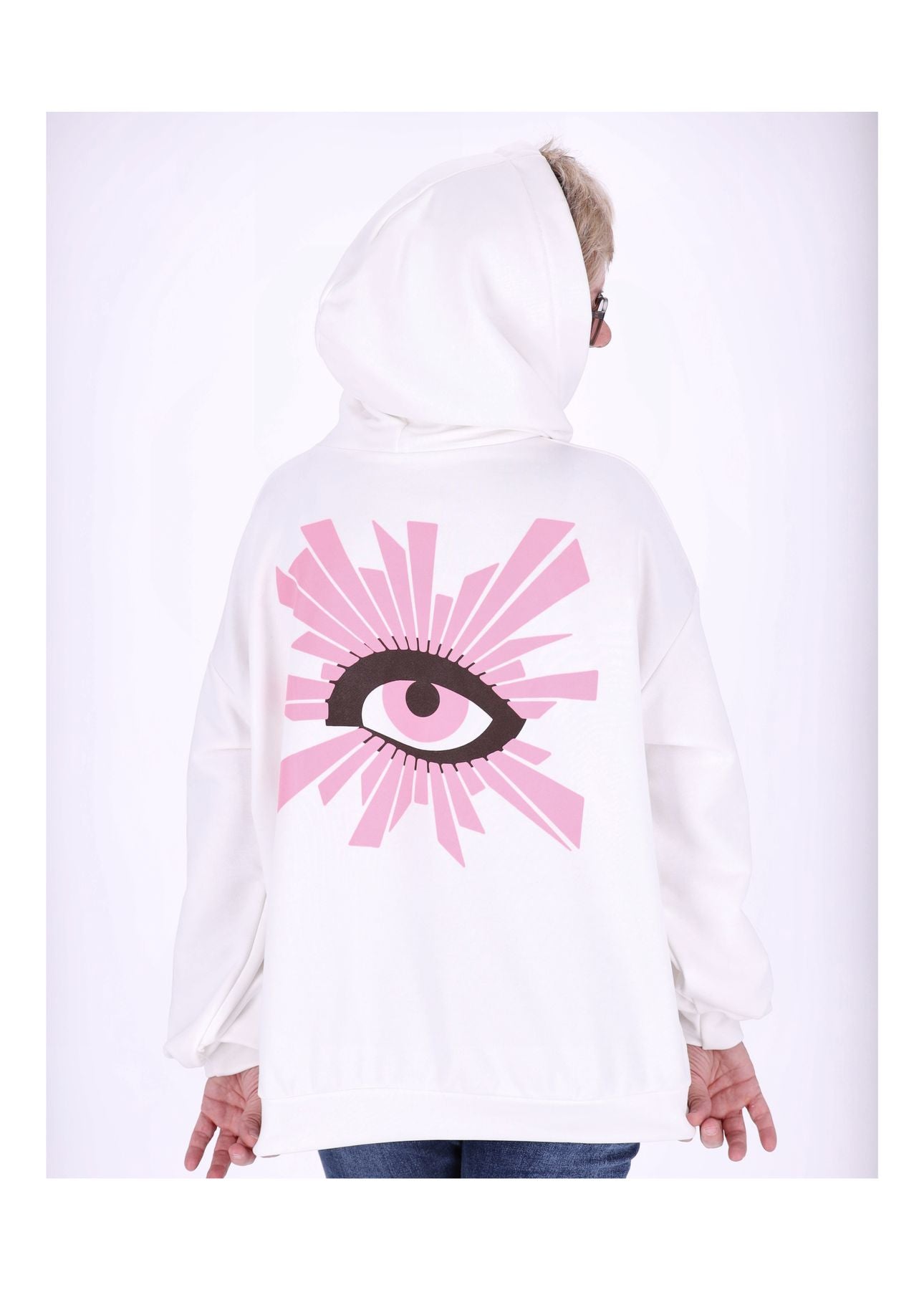 Hoodie Damen Rückenprint
