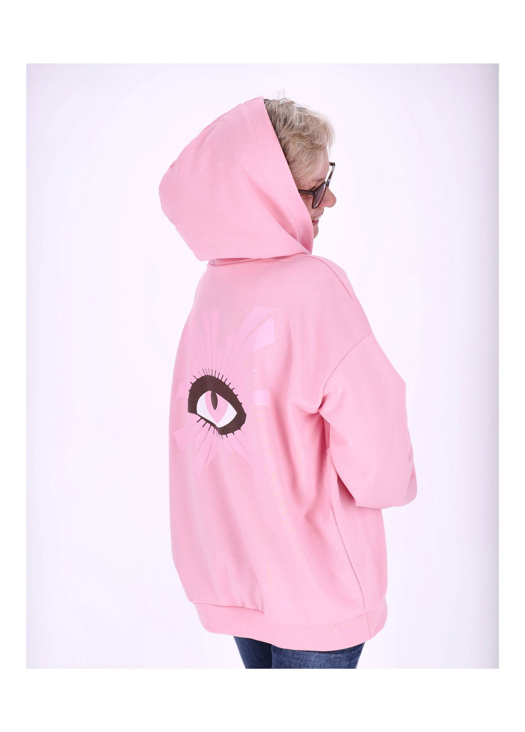 Hoodie Damen Rückenprint