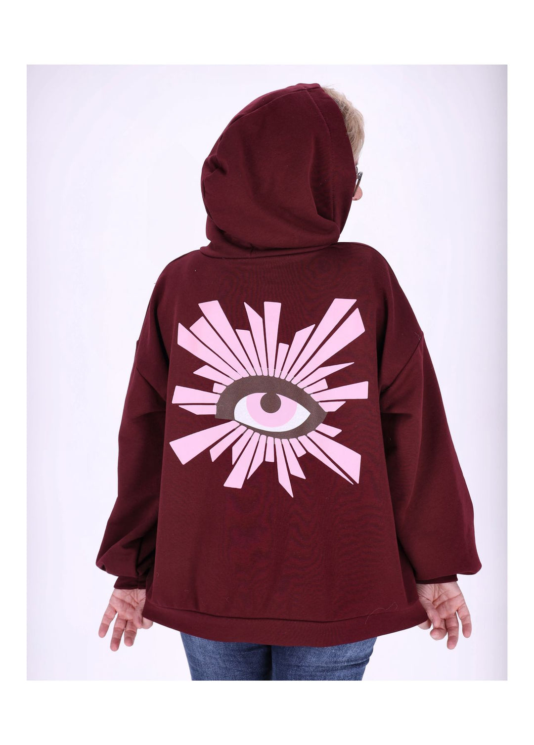 Hoodie Damen Rückenprint