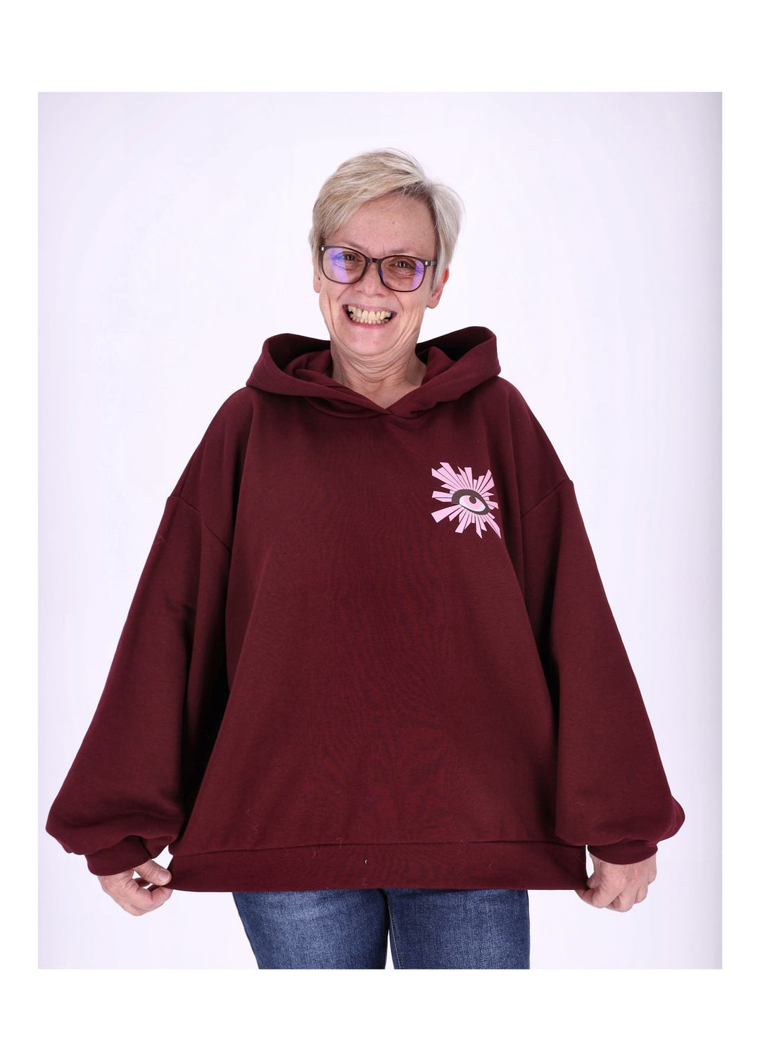 Hoodie Damen Rückenprint