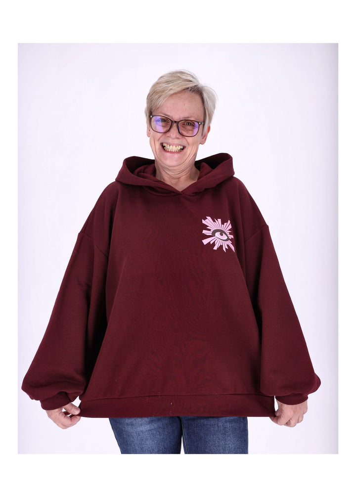 Hoodie Damen Rückenprint