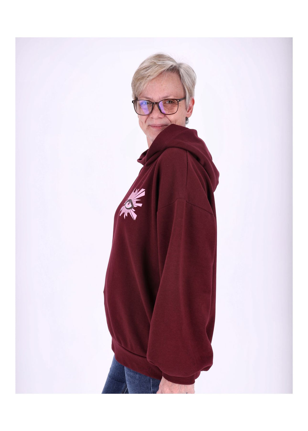 Hoodie Damen Rückenprint