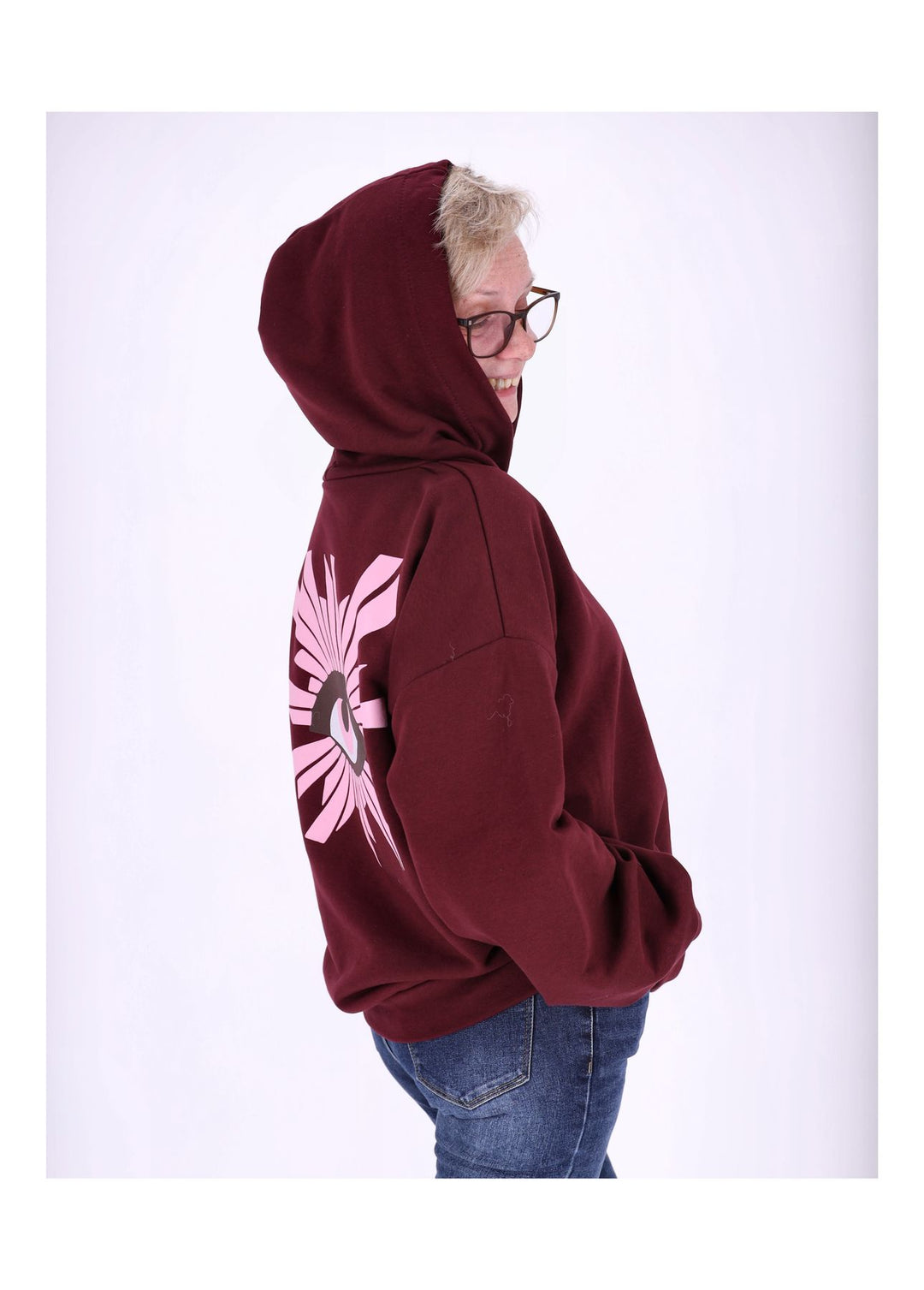 Hoodie Damen Rückenprint
