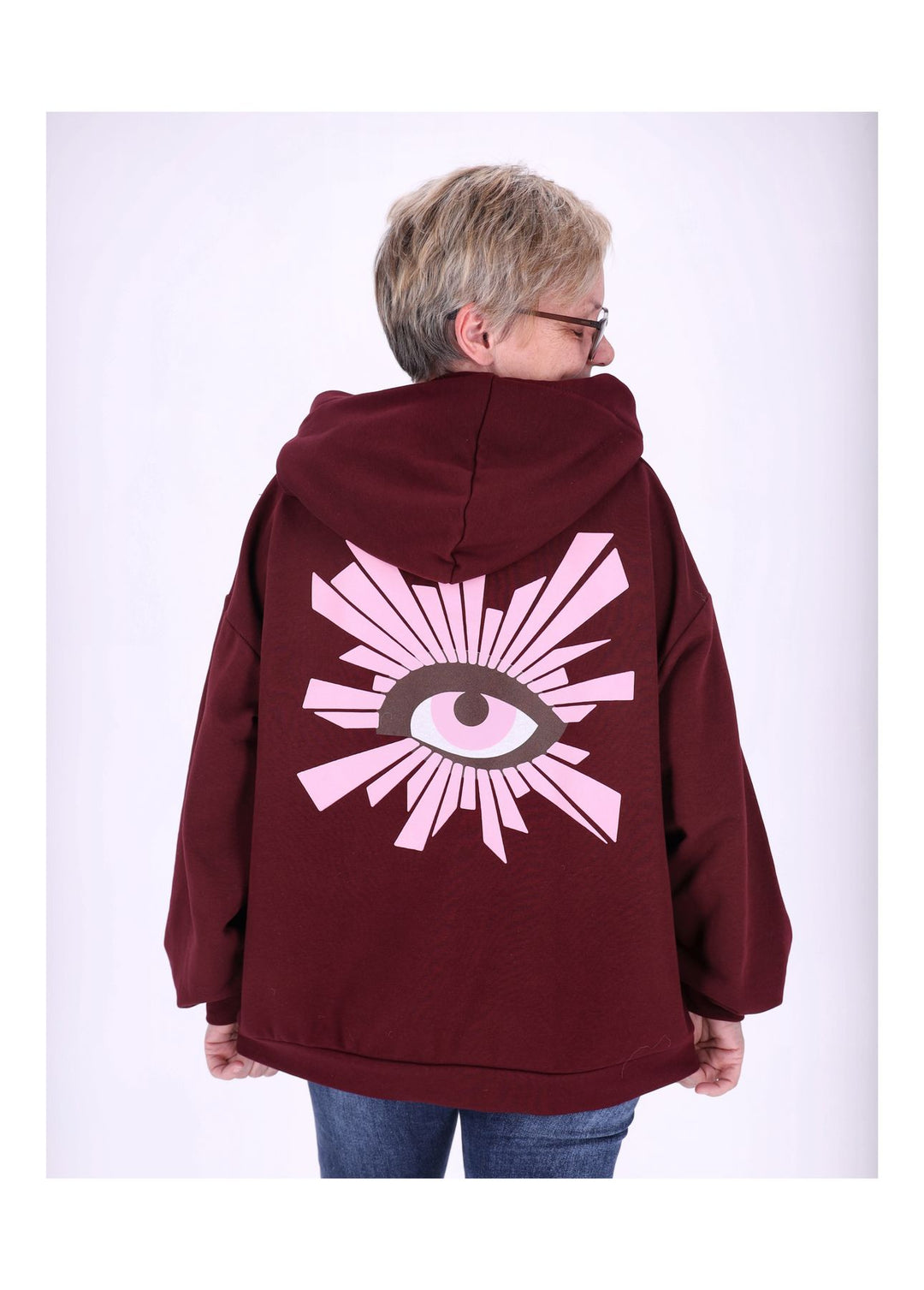 Hoodie Damen Rückenprint