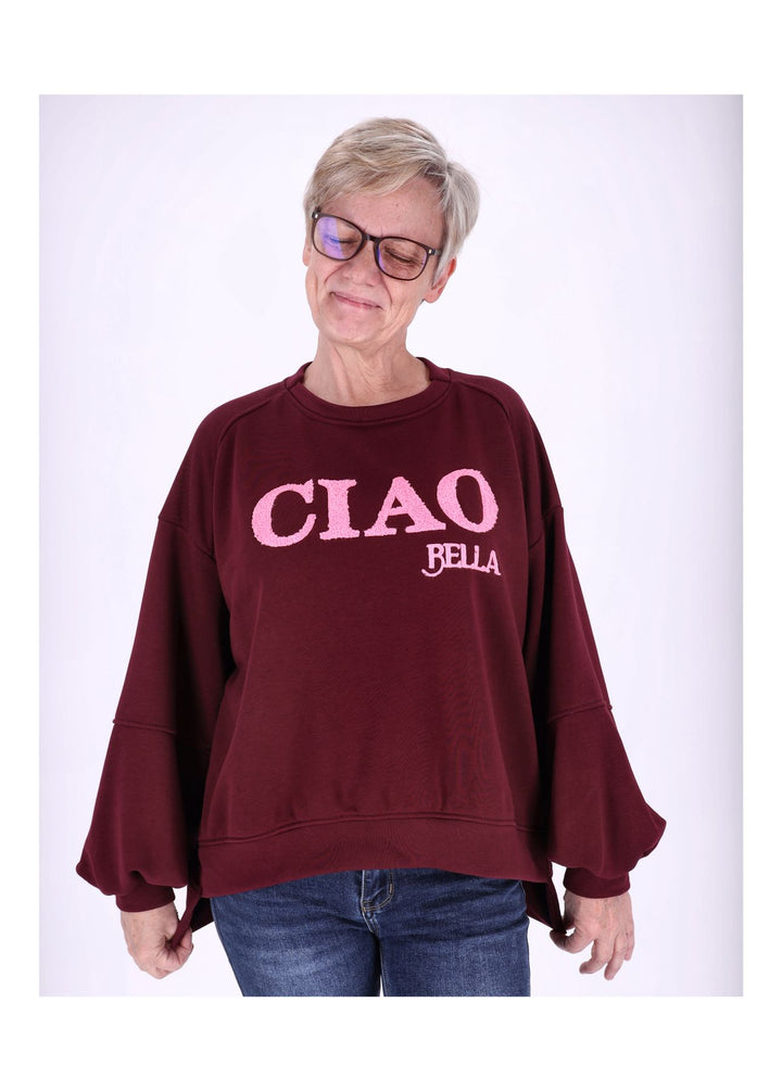 Sweatshirt Damen Ciao Bella