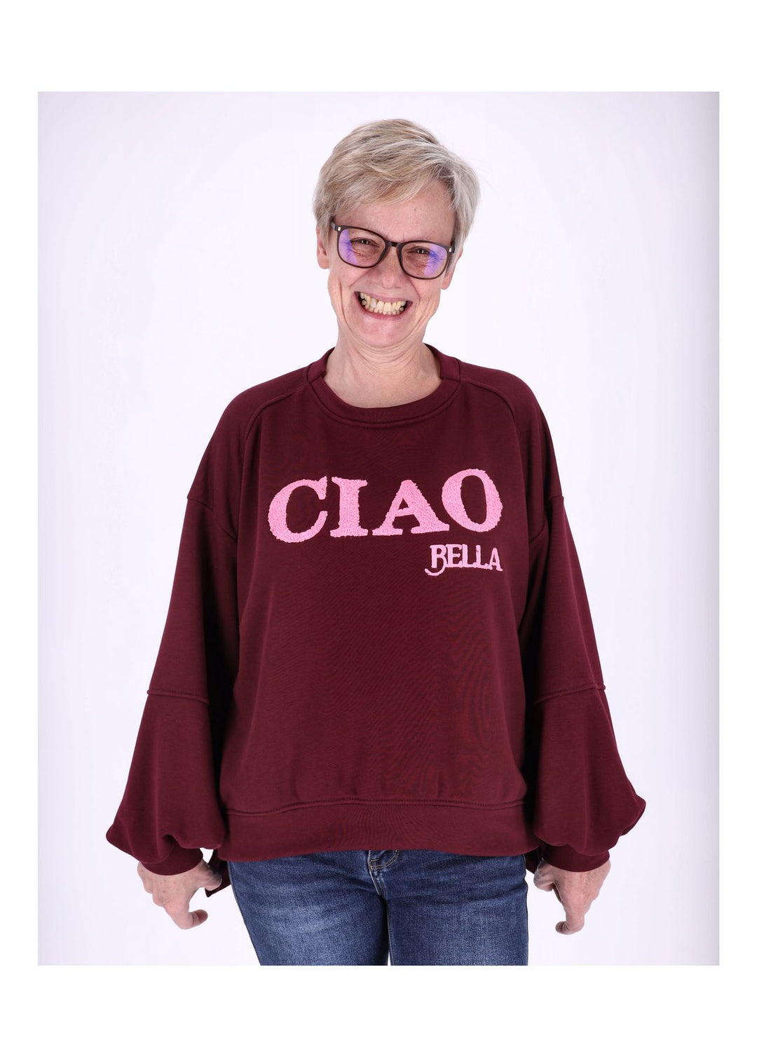 Sweatshirt Damen Ciao Bella