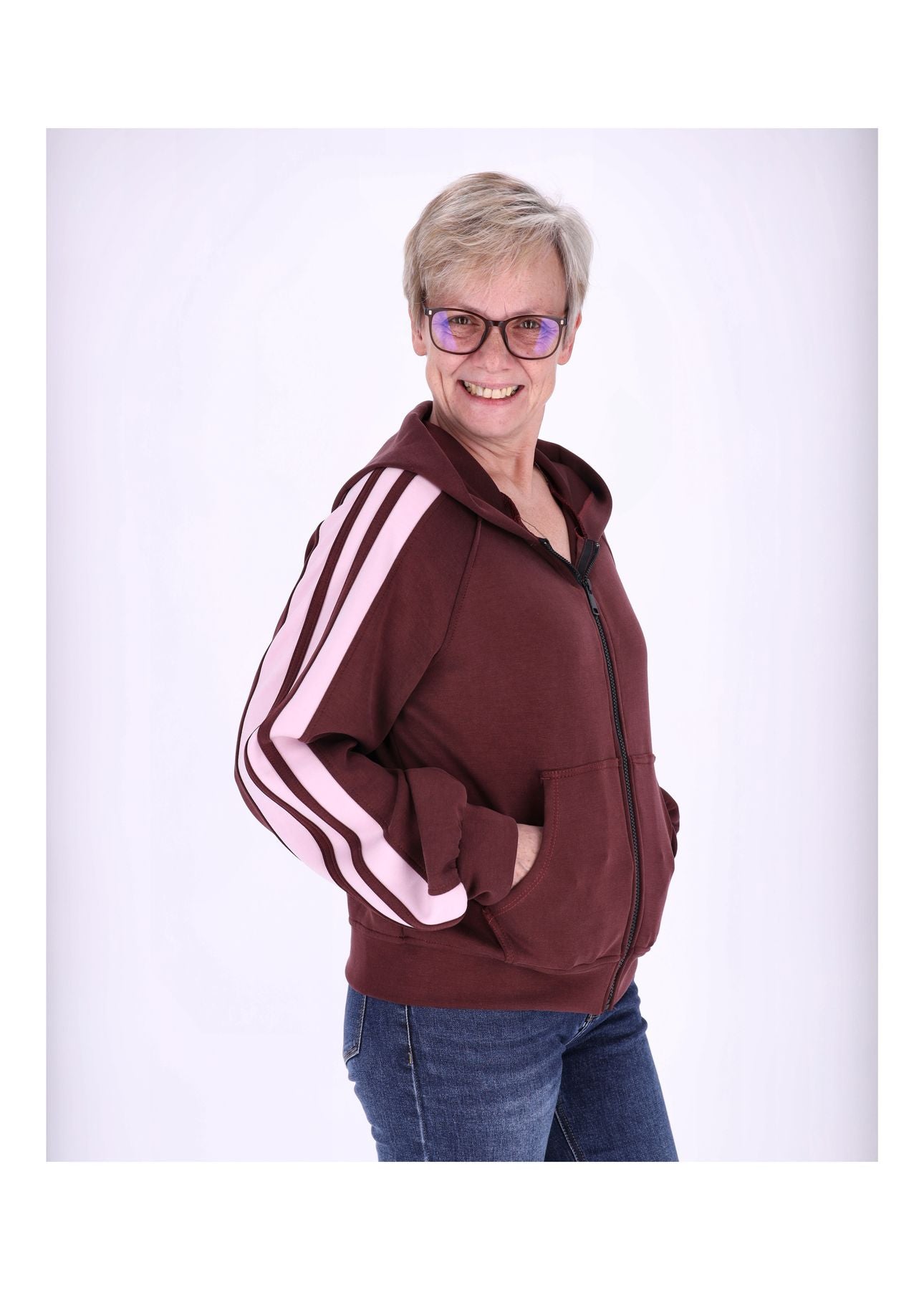 Sweatjacke Damen Kapuze