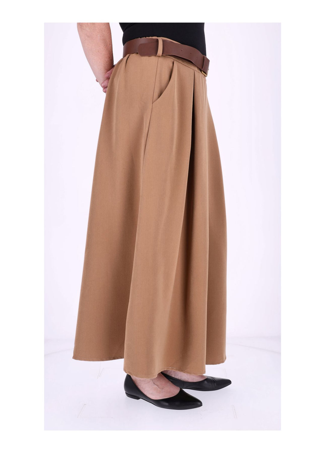 Rock Gummizug Bundfalte