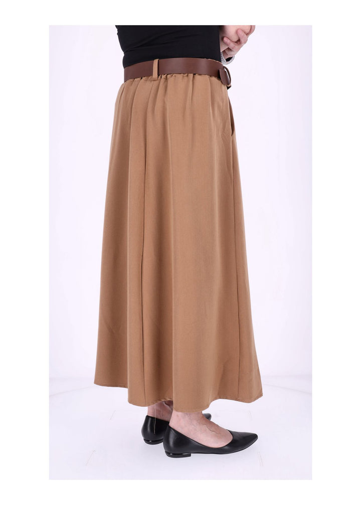 Rock Gummizug Bundfalte