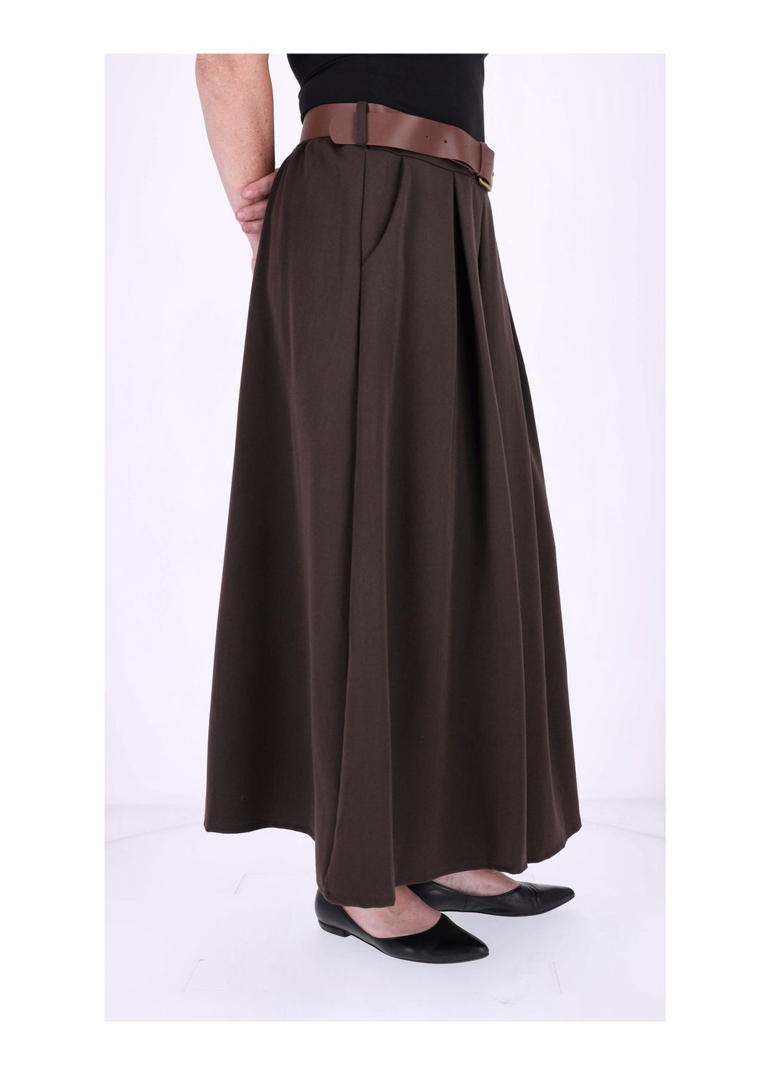 Rock Gummizug Bundfalte