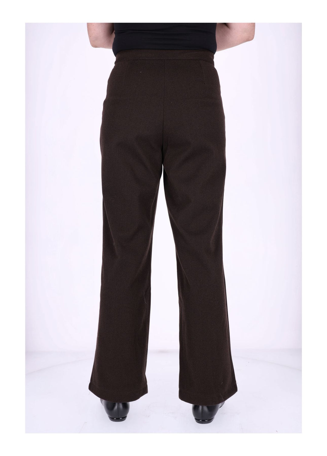 Hose Damen wideleg Knöpfe