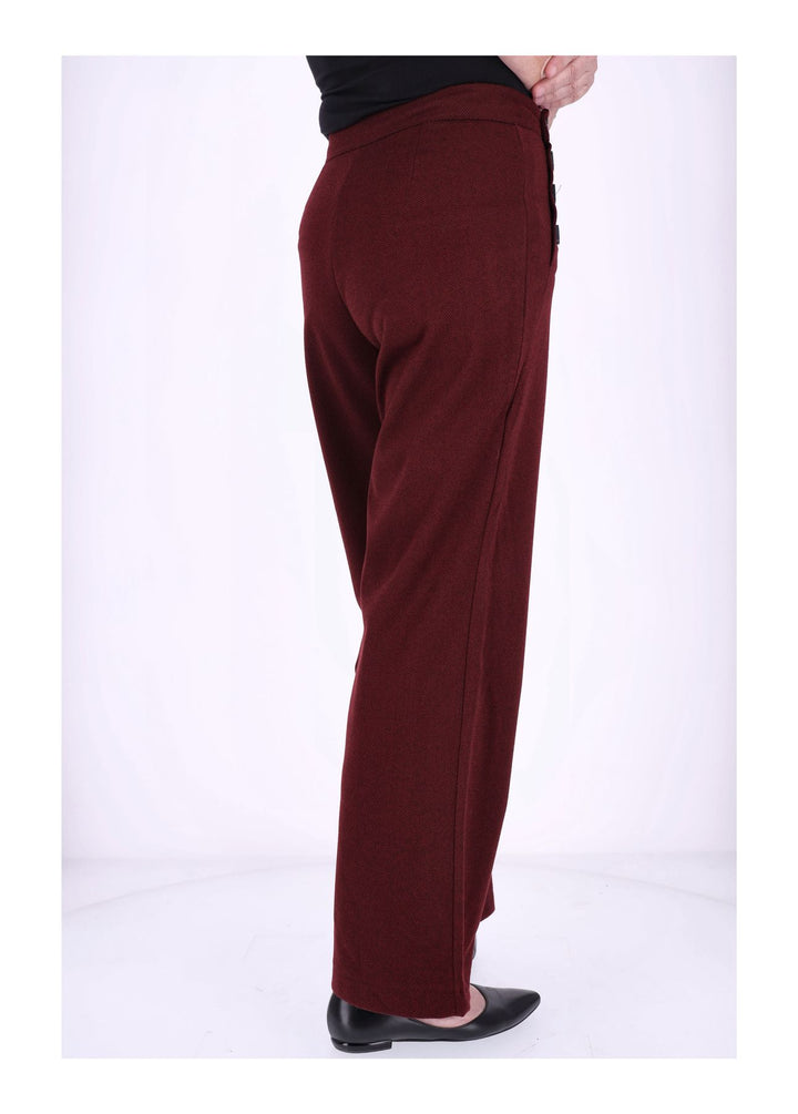 Hose Damen wideleg Knöpfe