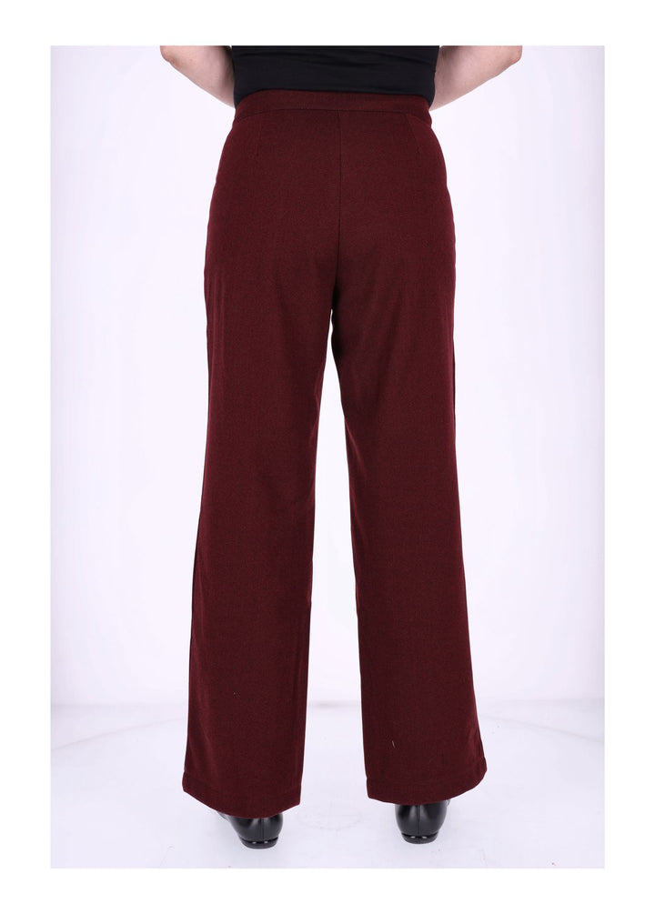 Hose Damen wideleg Knöpfe