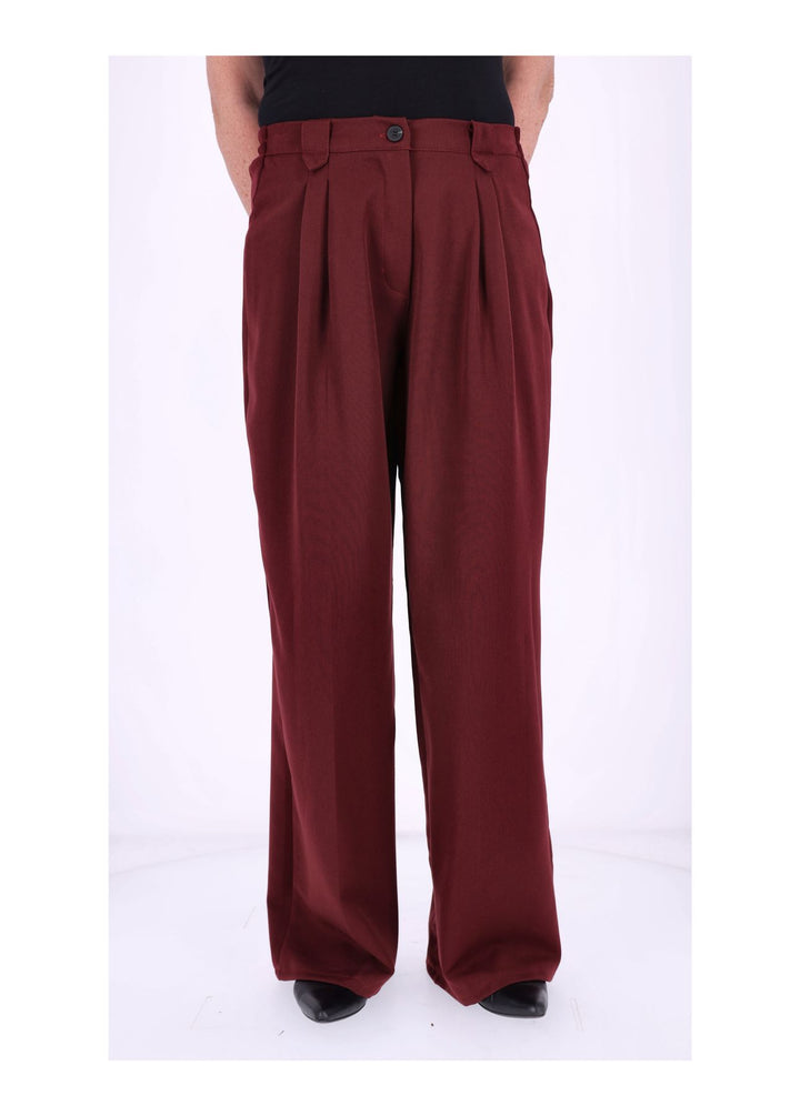 Hose weites Bein Bundfalten