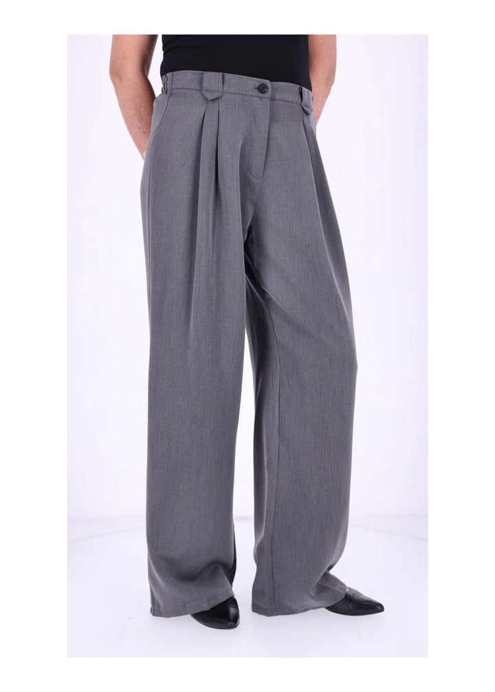 Hose weites Bein Bundfalten