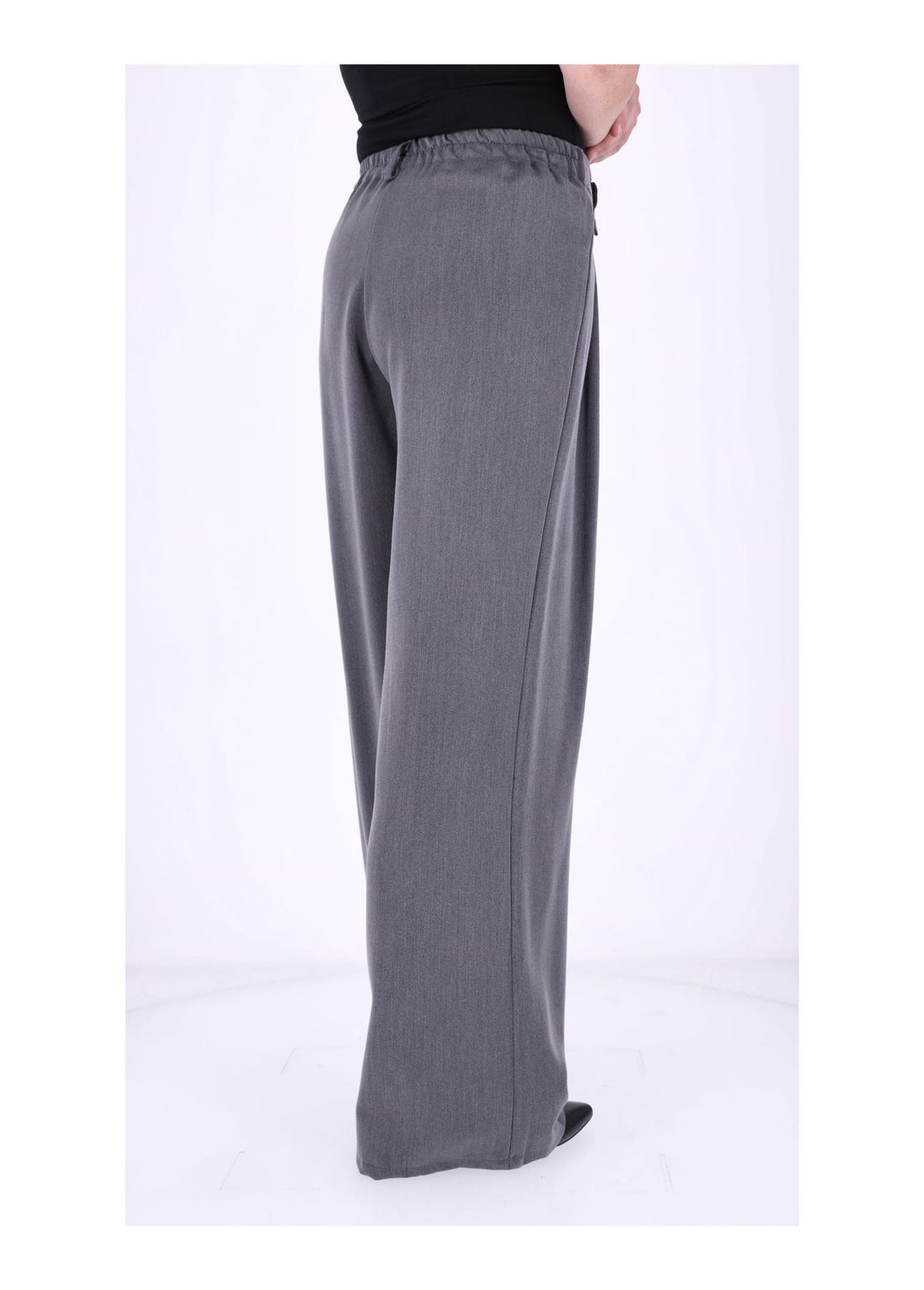Hose weites Bein Bundfalten