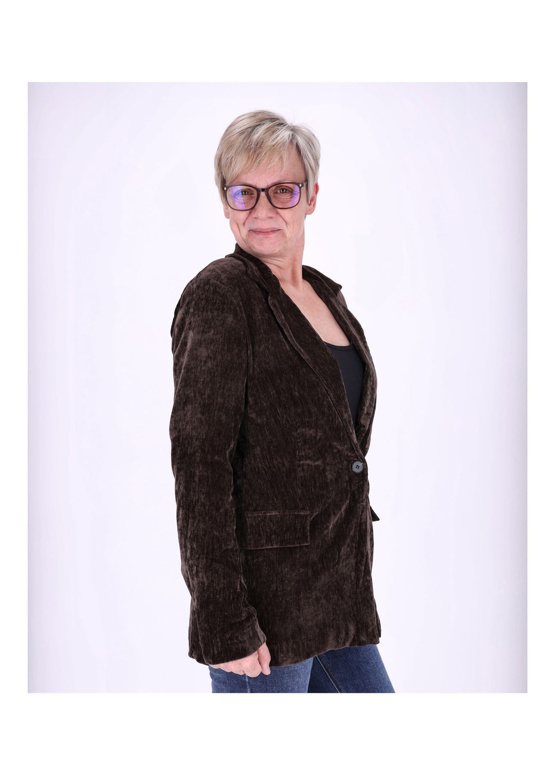 Blazer Samtqualität