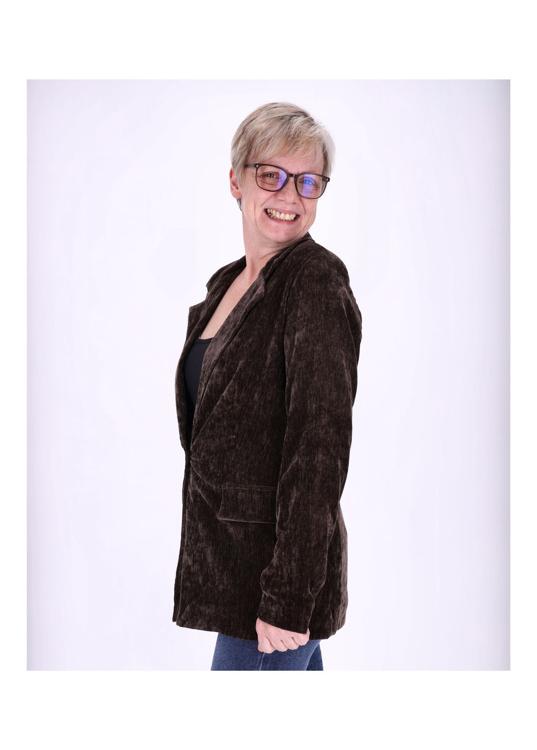 Blazer Samtqualität