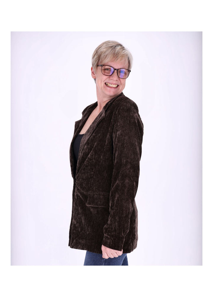 Blazer Samtqualität