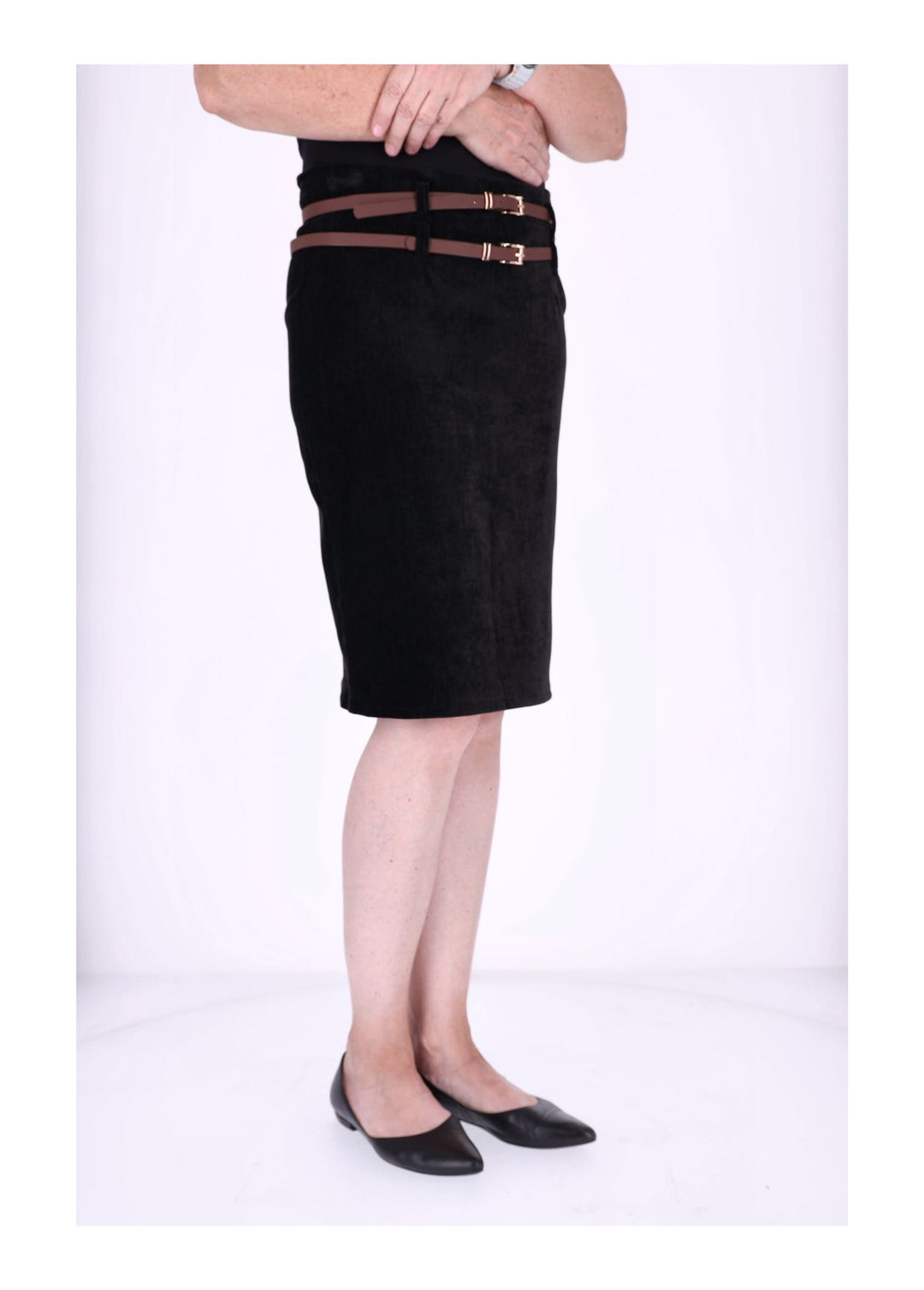 Rock Knielang Samtqualität