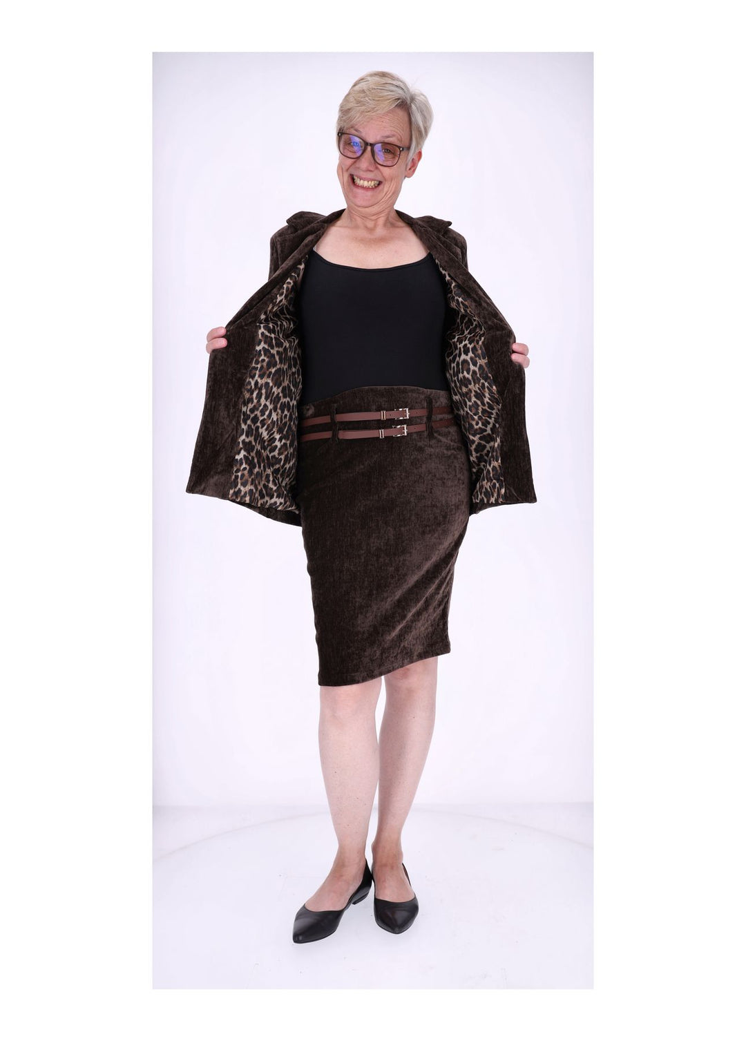 Rock Knielang Samtqualität