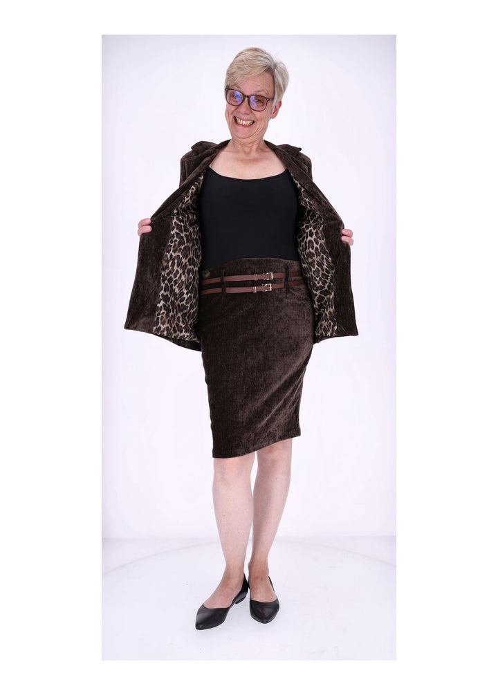 Rock Knielang Samtqualität