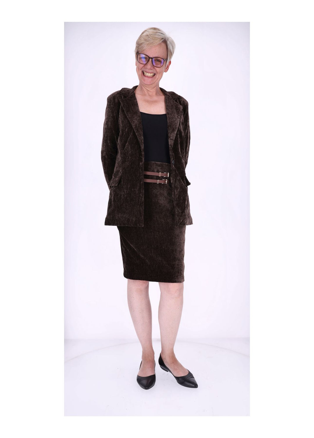 Rock Knielang Samtqualität