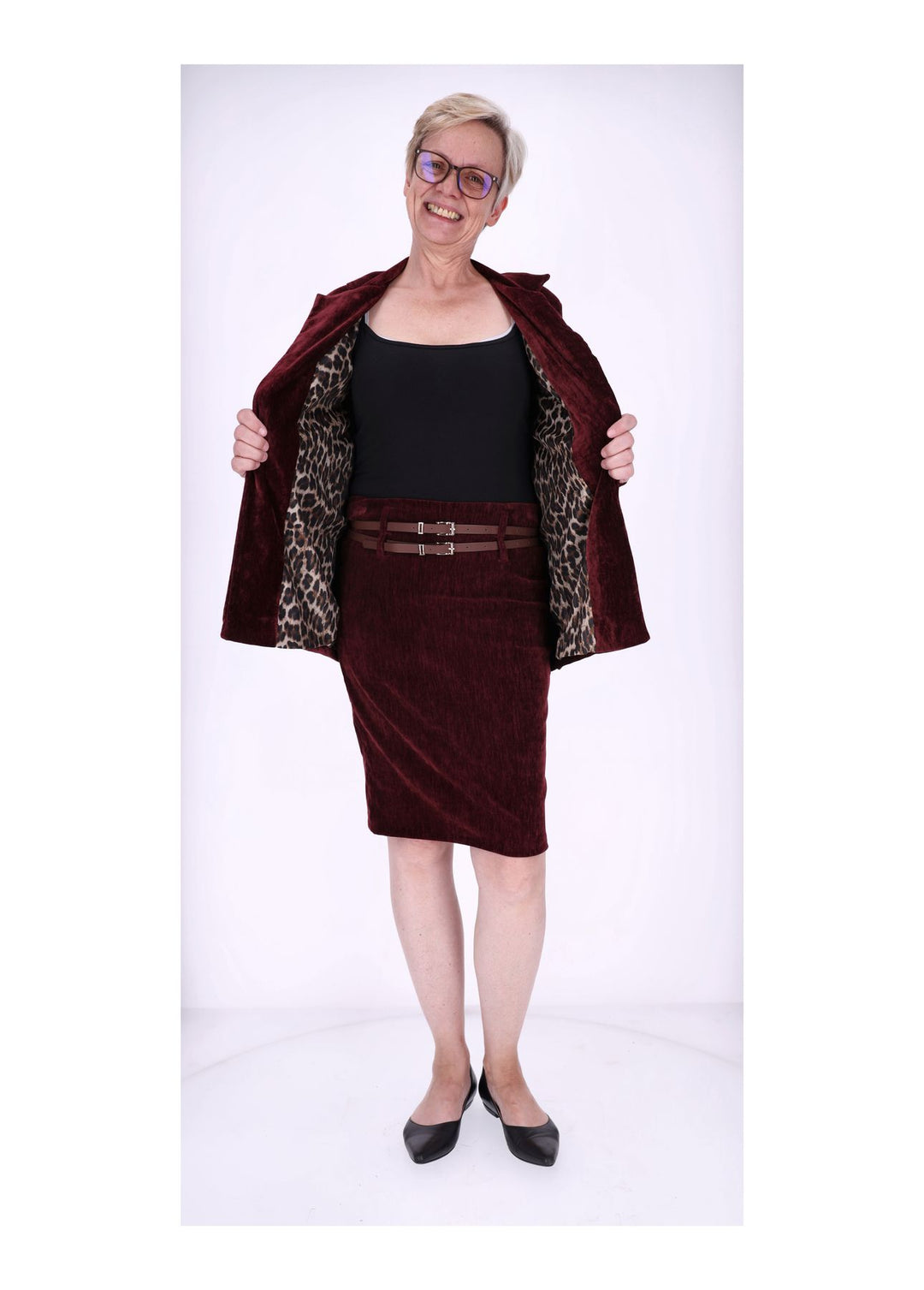 Rock Knielang Samtqualität