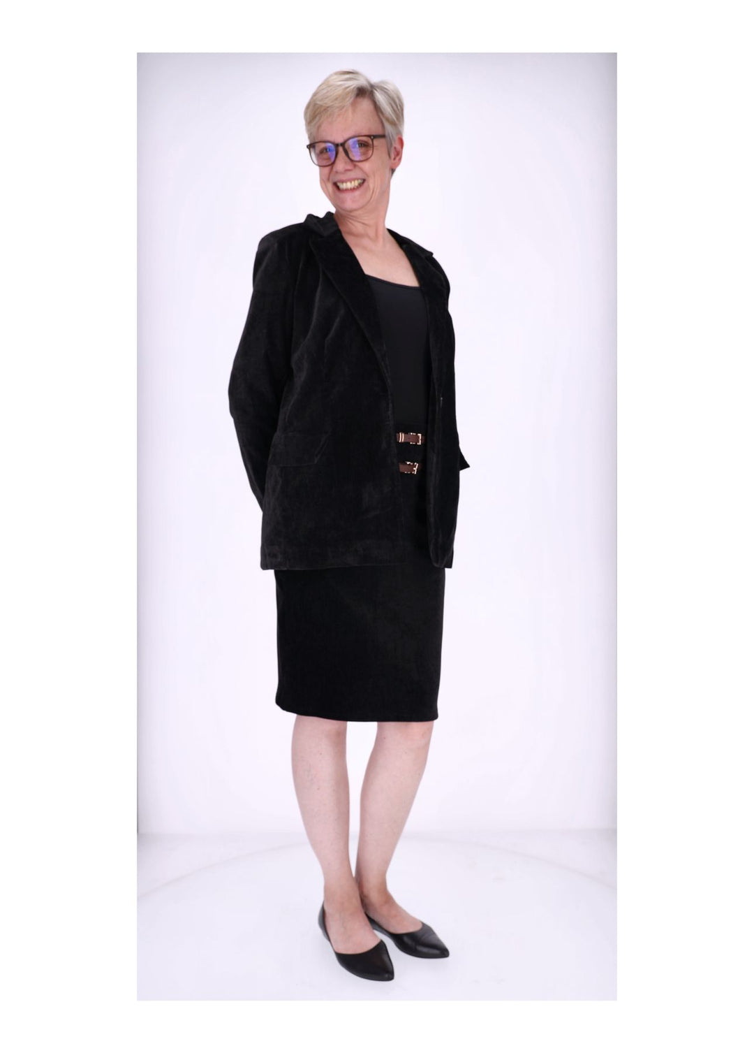 Rock Knielang Samtqualität