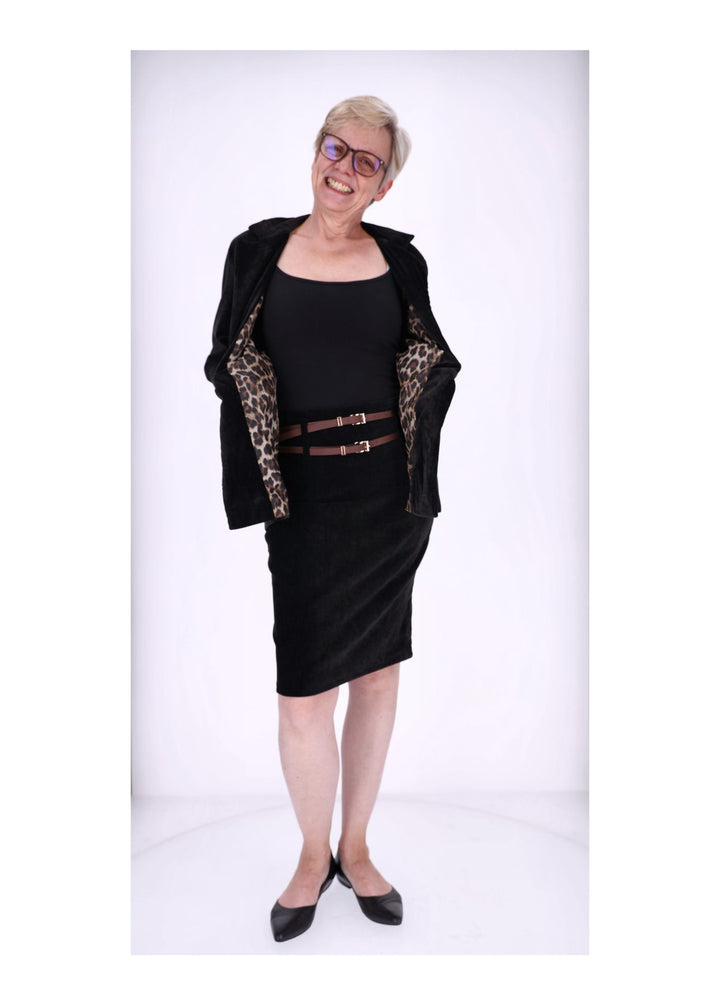 Rock Knielang Samtqualität