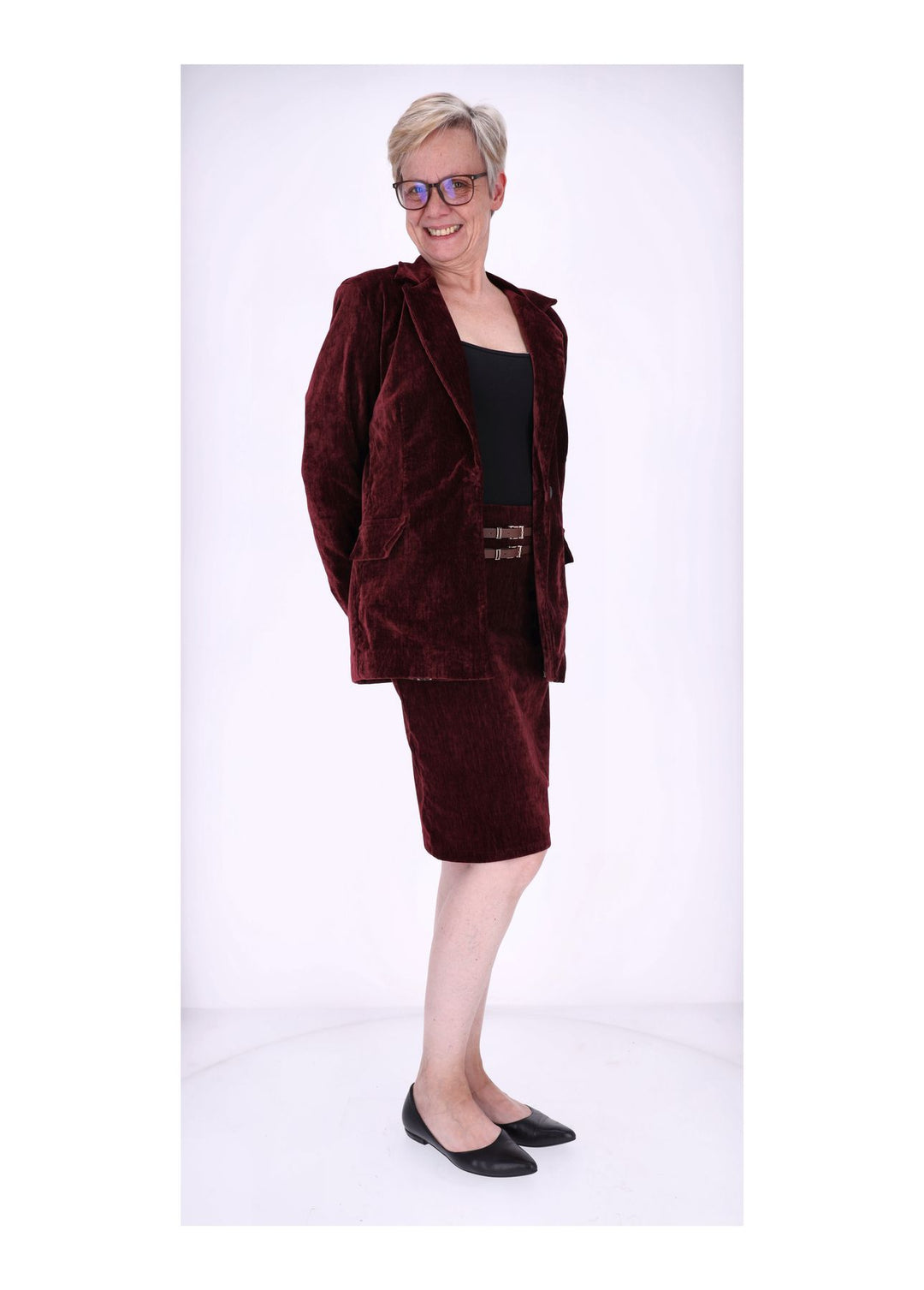 Rock Knielang Samtqualität